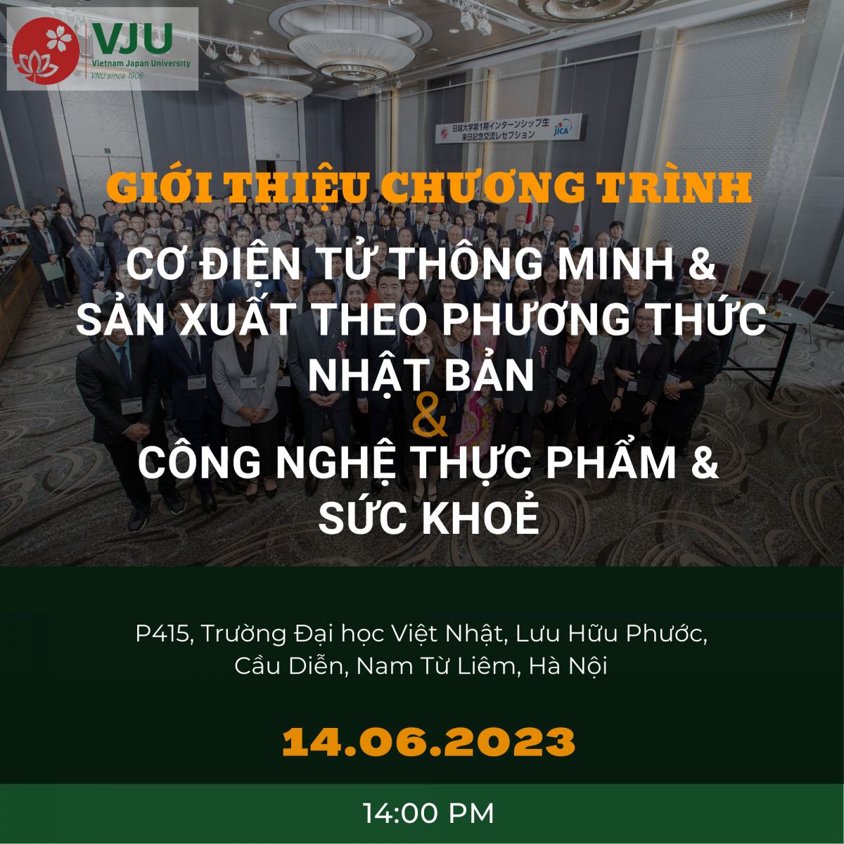 Hội thảo giới thiệu Chương trình Đại học mới – Trường Đại học Việt Nhật, ĐHQGHN