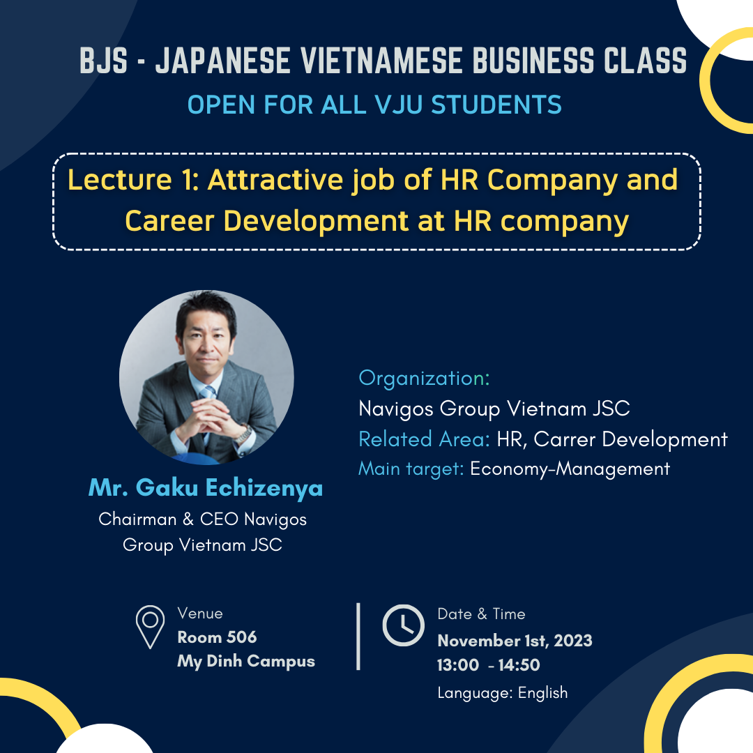 Lecture 1: Attractive job of HR Company and Career Development at HR company