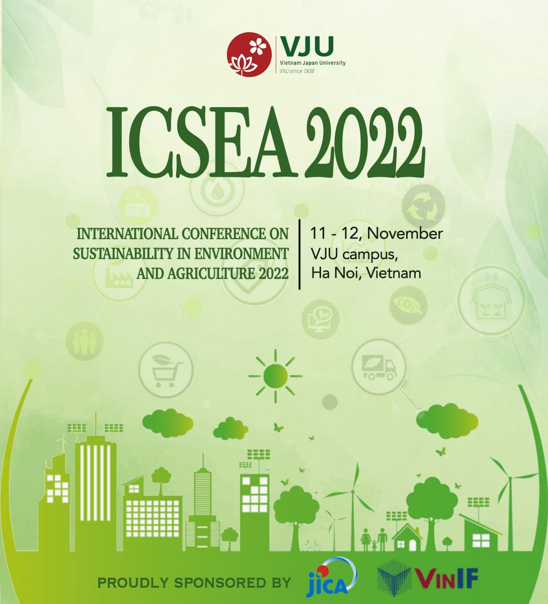 CALL FOR PAPERS: INTERNATIONAL CONFERENCE ON SUSTAINABILITY IN ENVIRONMENT AND AGRICULTURE 2022