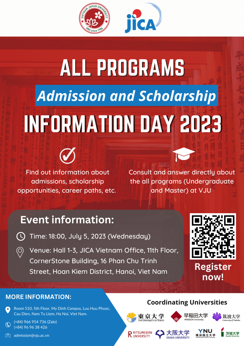 Ngày hội Tuyển sinh và Học bổng – Information Day 2023