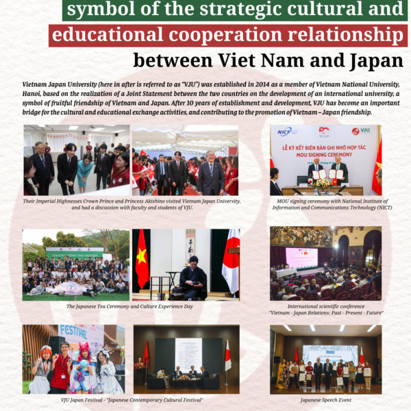 Highlight impression of Vietnam Japan University in 2023