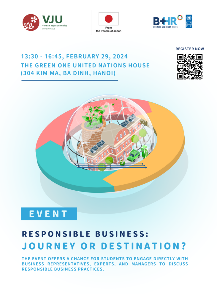 EVENT “Responsible Business: JOURNEY OR DESTINATION?” at The Green One United Nations House