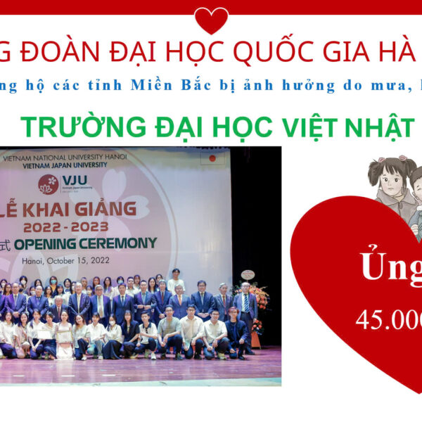 CÔNG ĐOÀN TRƯỜNG ĐẠI HỌC VIỆT NHẬT QUYÊN GÓP ỦNG HỘ ĐỒNG BÀO VÙNG BÃO LỤT