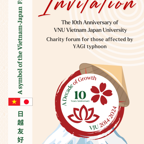 THÔNG CÁO BÁO CHÍ – TRƯỜNG ĐẠI HỌC VIỆT NHẬT TỔ CHỨC KỶ NIỆM 10 NĂM NGÀY THÀNH LẬP