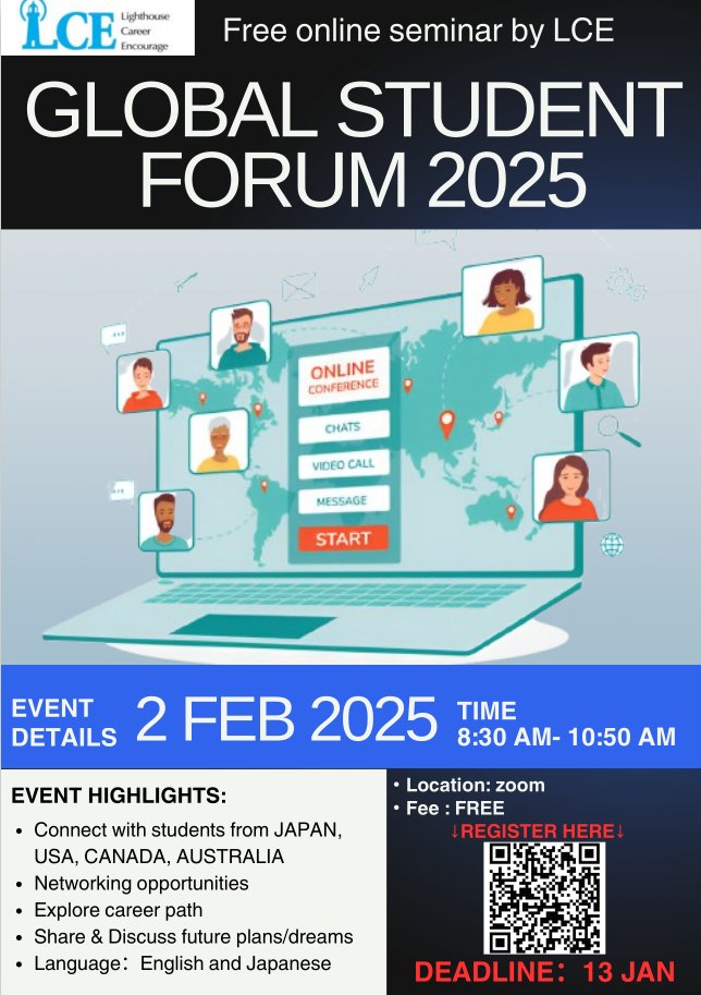 DIỄN ĐÀN SINH VIÊN TOÀN CẦU (GLOBAL STUDENT FORUM) 2025